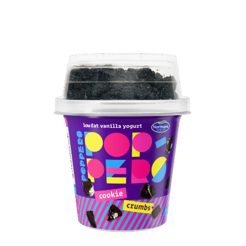 Poppers Cookie Crumbs Lowfat Vanilla Yogurt