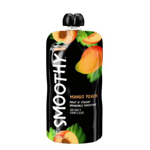 Mango Peach Fruit & Yogurt Smoothie