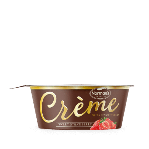 Crème Sweet Strawberry Greek Dessert Yogurt